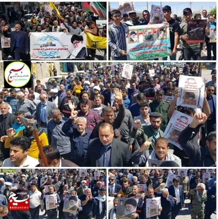 مراسم راهپیمایی روز جهانی قدس در شهرستان صیدون برگزار شد