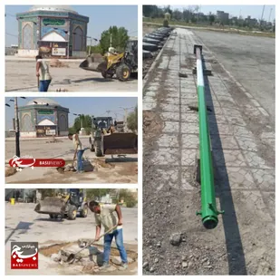 بهسازی یادمان شهدای گمنام بندرهندیجان