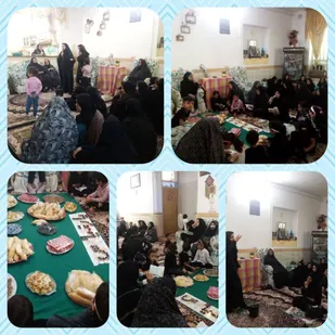 برگزاری مراسم سوگواری حضرت رقیه (س) همراه بابرگزاری کارگاه اشتغالزایی