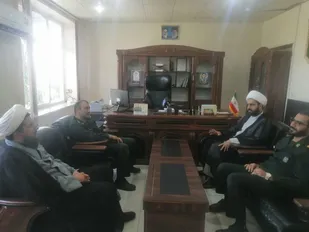 دیدار صمیمی مسئولان دفتر نمایندگی ناحیه رامشیر و عقیدتی سیاسی ارتش