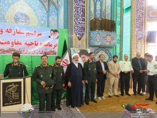 فرمانده ناحیه مقاومت بسیج دهاقان معارفه شد