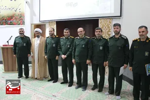 آئین تکریم و معارفه معاون جدید دانش و پژوهش سپاه کربلا برگزار شد