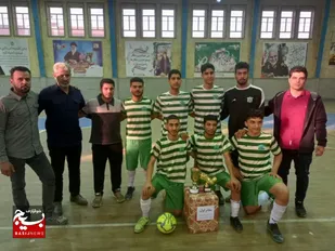 قهرمانی تیم فوتسال نوجوانان بسیجی ناحیه آبادان در مسابقات خوزستان