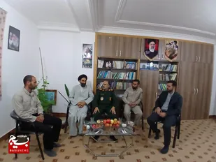 بازدید شبانه فرمانده سپاه کربلا از روستای کیاسر و بررسی مشکلات این بخش