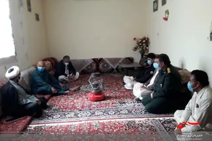 دیدار با رزمنده دفاع مقدس عباسعلی طالع رحیمی در سیب و سوران