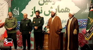 همایش نماز و تکریم خادمین نماز سپاه تهران بزرگ با حضور حجت الاسلام والمسلمین حاج علی اکبری برگزار شد