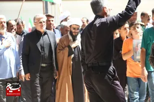 مراسم نمادین  وداع مردم ولایتمدار لردگان با امام شهید