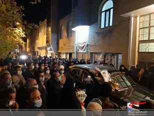 آیین استقبال از خانواده شهید علی بابایی