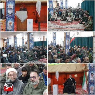 اجتماع بزرگ رزمندگان و ایثارگران کالپوش در مسجد جامع رضوان برگزار شد