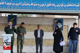 آیین بدرقه دختران منطقه ۱۵ تهران عازم راهیان نور برگزار شد&nbsp;