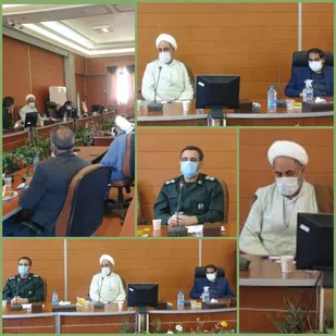 جلسه هماهنگی برنامه های هفته بسیج باحضورمسئولین ادارات رفسنجان