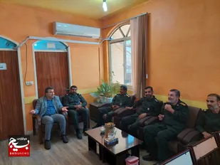 دیدار فرمانده سپاه باغملک با دادستان و رئیس دادگستری