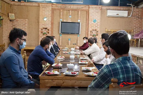 حضور  فرمانده بسیج صندوق بازنشستگی فولاد در خبرگزاری بسیج