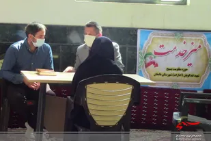 برگزاری میز خدمت در روستای حسن آباد دامغان