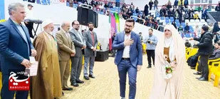 جشن انقلاب و ازدواج ۱۱۴ زوج جوان در شاهرود برگزار شد+ تصاویر
