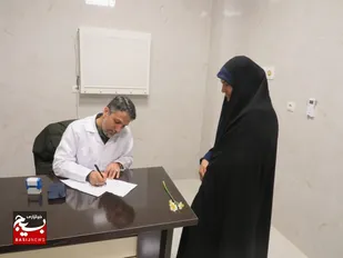 استقرار گروه جهادی ثارالله در بیمارستان شهدای هندیجان
