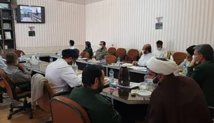 شرکت فرماندهی و کارکنان ناحیه دیلم در همایش مجازی جنایات آمریکا