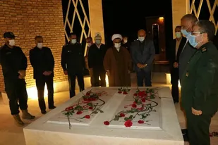 افتتاح یادمان شهدای گمنام شهروحیدیه