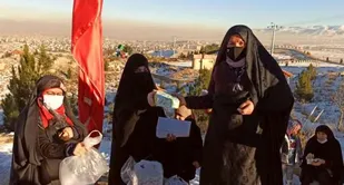 تجدید بیعت بسیجیان پایگاه مقاومت بسیج ریحانه النبی بجنورد با شهدا