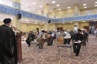 نشست ائمه جماعات و فرماندهان پایگاه مقاومت بسیج ثارالله یزد برگزار شد