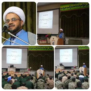 برگزاری نشست صمیمی فرماندهی و رزمندگان لشکر ۱۴ امام حسین علیه السلام به مناسبت سالروز تاسیس سپاه