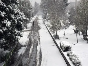 آغاز بارش برف و باران از فردا