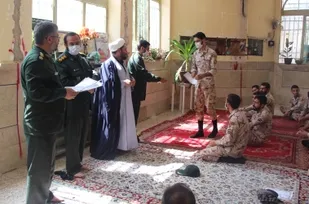 تجلیل از سربازان نمونه ناحیه لردگان