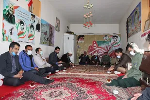 تجلیل از خانواده شهید خدامراد یوسفی در کوهرنگ