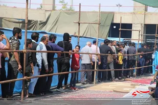 خدمت رسانی  ۸۰۰ جهادگر بسیجی در پایانه مرزی ایلام و داخل عراق