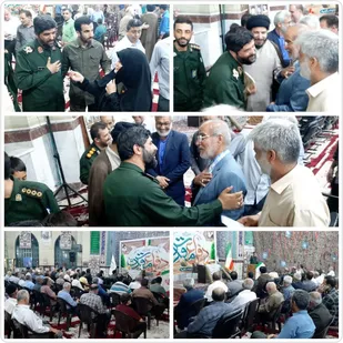 دیدار و گفتگوی سردار مقواساز با مردم پیشوا