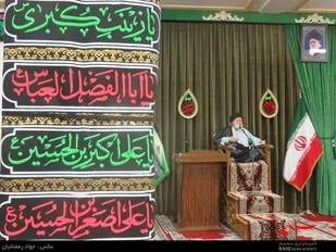 مراسم عزاداری اربعین حسینی در حسینیه اعظم حضرت اباالفضل (ع) دامغان