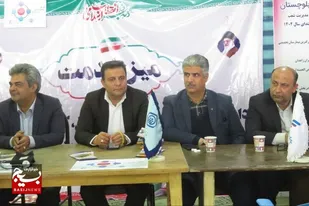 استقرار میز خدمت اداره های تابعه وزارت تعاون، کار و رفاه اجتماعی در مصلی زاهدان