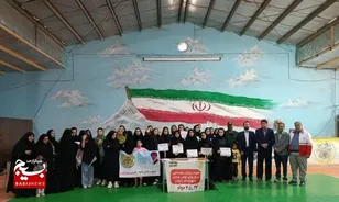 اختتامیه جشنواره بازی های بومی و محلی بانوان در جوین+تصویر