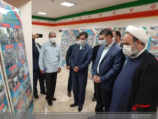نمایشگاه دستاوردهای ۴۰ ساله شورای هماهنگی تبلیغات اسلامی استان مرکزی افتتاح شد