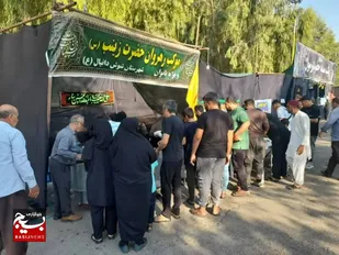 نقش مهم بانوان شوشی در پذیرائی از زائران کربلا