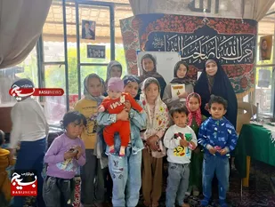 اردوی جهادی بسیجیان ناحیه مالک اشتر در روستای سیج