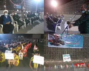 افتتاحیه جشنواره فرهنگی ورزشی قرارگاههای تحول محلات ناحیه سپاه بندرعباس