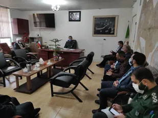 دیدار مسوولان شهرستان البرز با فرمانده سپاه امام رضا(ع)