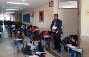 برگزاری آزمون علمی بسیج دانش آموزی در لردگان