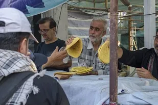 پذیرایی به روش ایرانی در مرز مهران