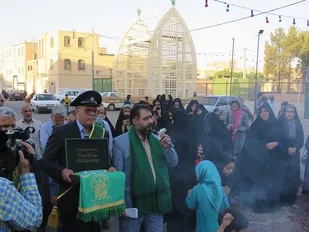 رزمایش الی بیت المقدس گردان کوثر حوزه زینبیه ناحیه مرکزی یزد برگزار شد