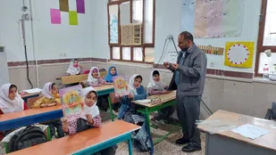 بمناسبت دهه بصیرت پویش نقاشی و جورچین در مدرسه شهید کرمی ماژین برگزار شد