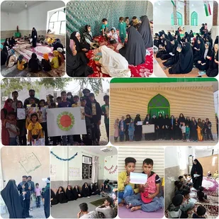 حضور گروه جهادی بسیج دانشجویی در روستاهای کهنوج