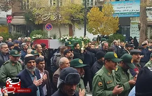 تشییع پیکر مطهر شهید گمنام در نیشابور