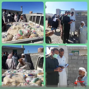 بازدید فرمانده سپاه قلعه گنج از روستای ناگ