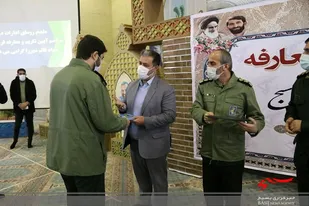 مراسم تکریم و معارفه فرمانده سپاه قائم شهر