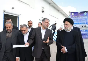 بازدید رئیس جمهور &zwnj;از پایانه توزیع محصولات پروتئینی و کشاورزی امین&zwnj;آباد