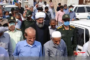راهپیمایی مردم خورموج در پی هتک حرمت حرم شاهچراغ