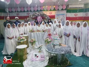 برگزاری جشن تکلیف دختران مدرسه نرجس روستای پهلوانکشی