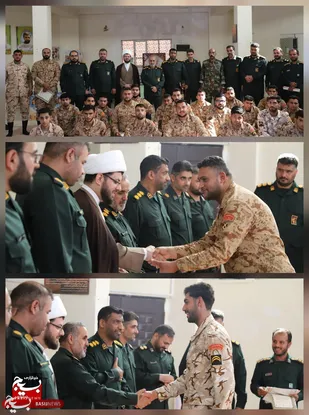 به&zwnj;پاسداشت حماسه&zwnj;سازان بی&zwnj;ادعاسربازان وظیفه ناحیه بسیج دشت آزادگان در کنار آرامگاه ابدی شهیدان روز سرباز را گرامی داشتند